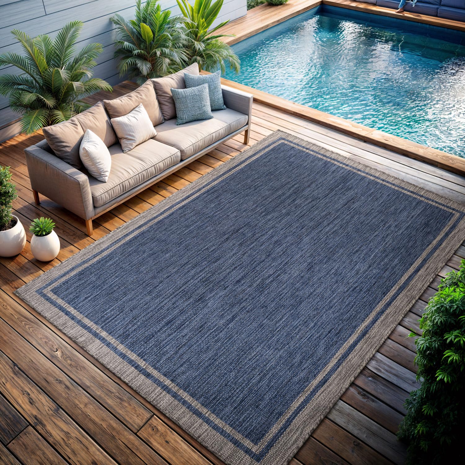 CAMILSON Turkish-made rug blends lightweight feel with durable performance.