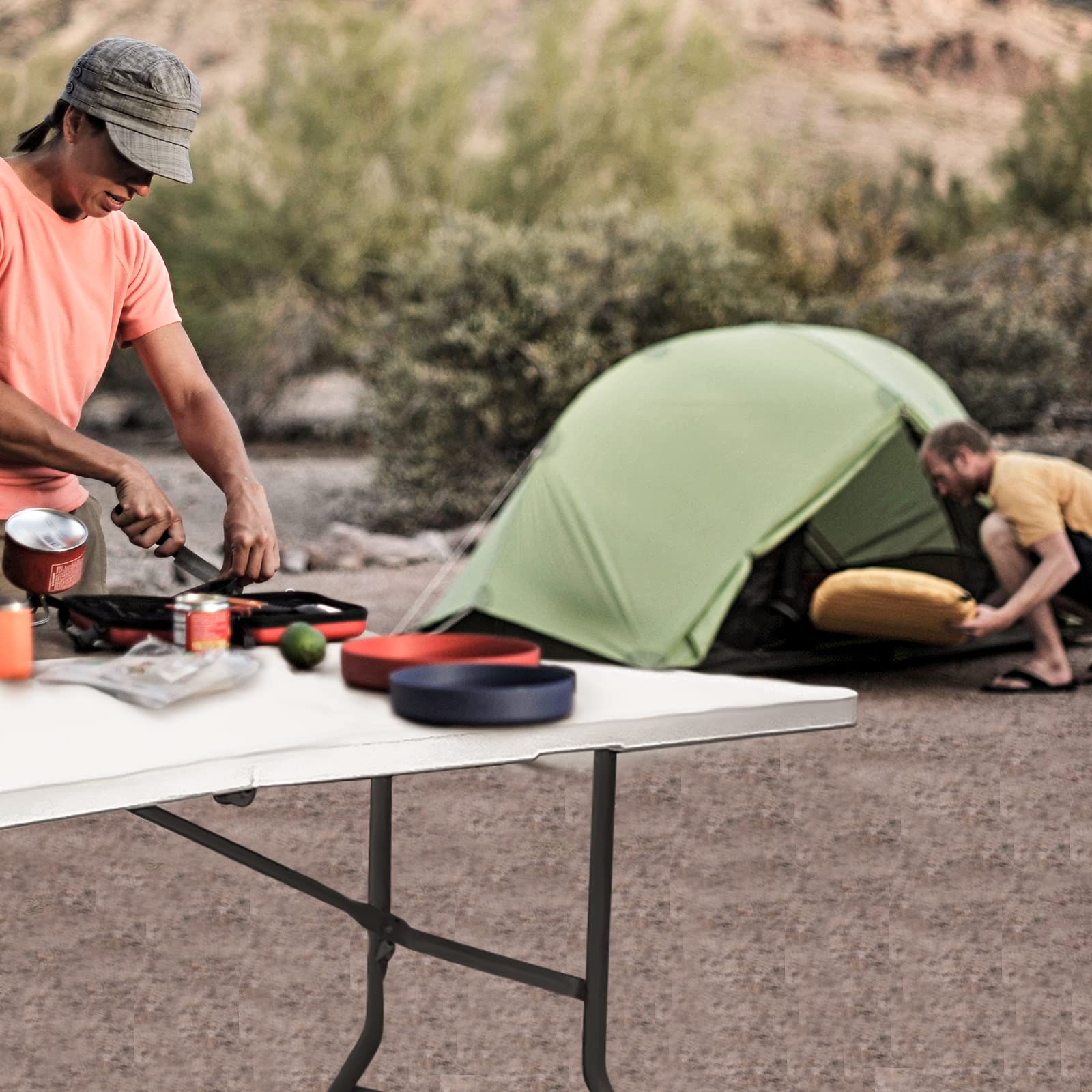 Camp Solutions stable support non-slip feet keep the table steady