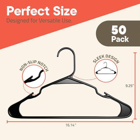 Campior durable lightweight PP hangers support everyday outfits with easy handling.