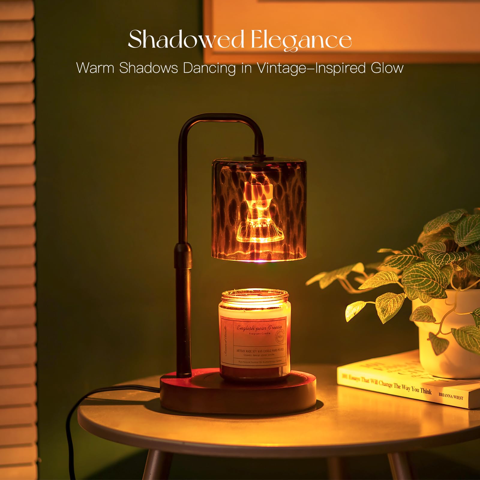 Candeldo candle warmer with timer for automated fragrance moments