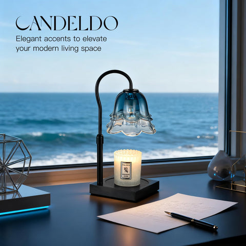 Candeldo two-bulb system provides balanced, cozy lighting for any room.
