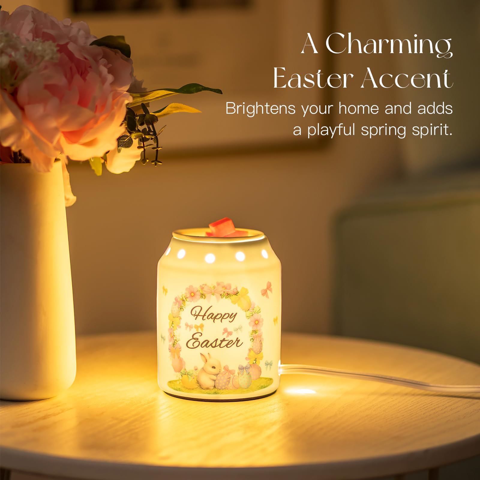 Gift-ready packaging makes Candeldo Easter warmer a thoughtful present.