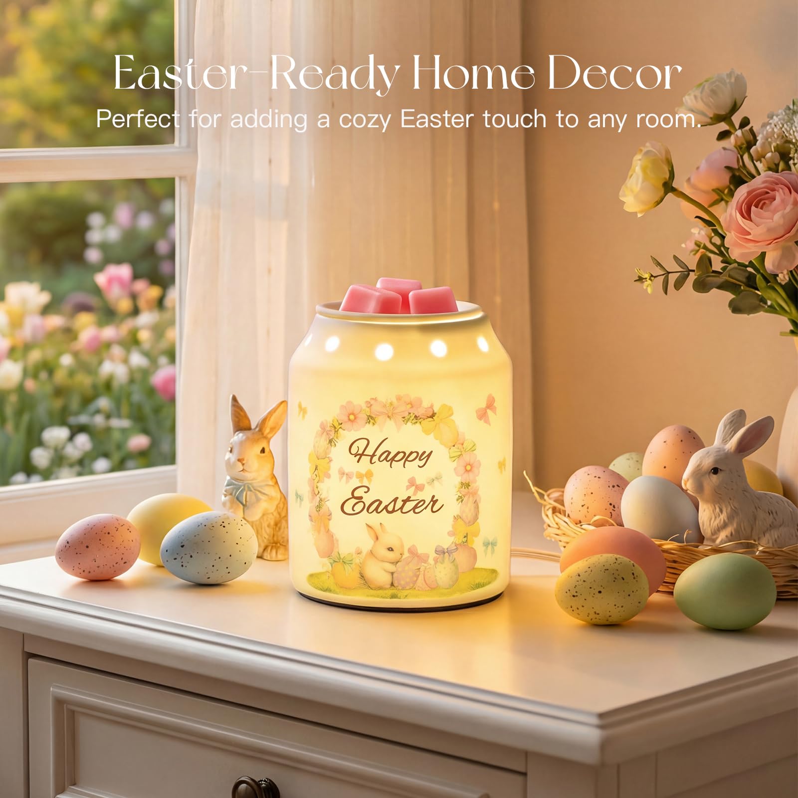 Includes two replacement bulbs for uninterrupted fragrance and use.