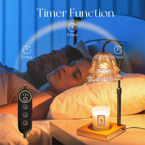 Candeldo Safe Candle Warmer eliminates open flame and smoke risks.
