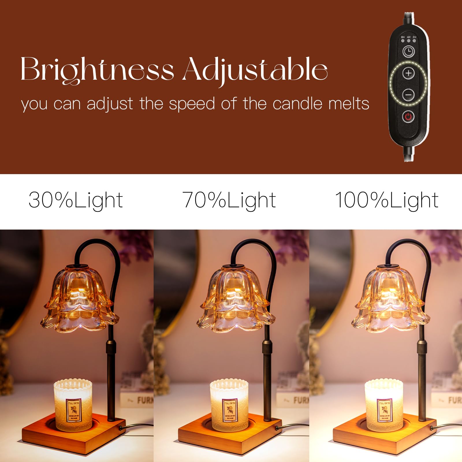 Candeldo Soft Night Light provides gentle illumination for bedrooms.