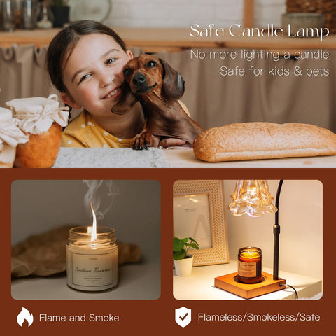 Candeldo Timer and Dimmer Controls let you tailor candle ambience.