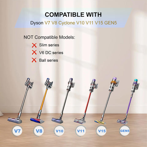 CandgFun anti-tangle conical brush prevents hair buildup during cleaning.