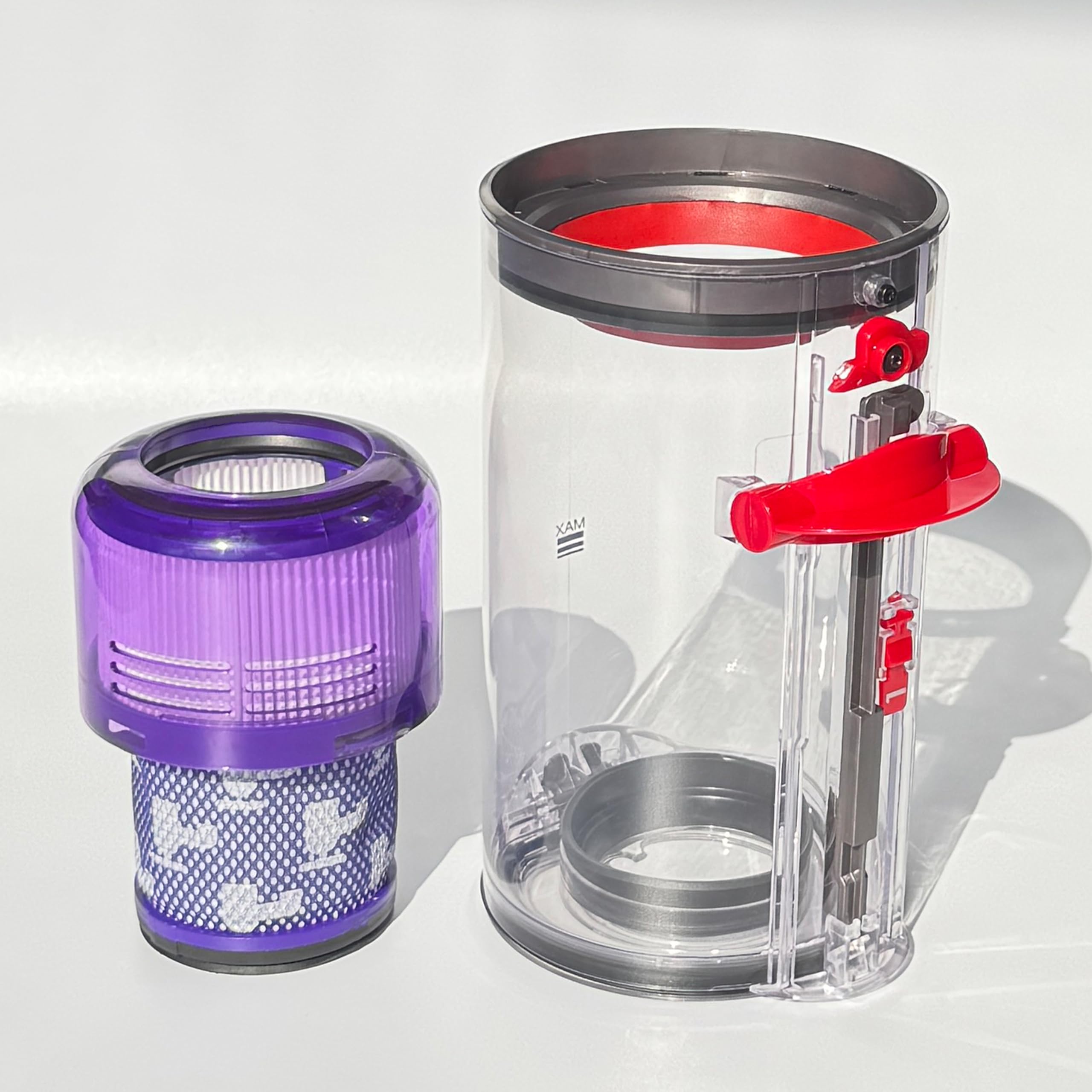 CandgFun dust bin for Dyson V11/V15 with large capacity and strong fit.