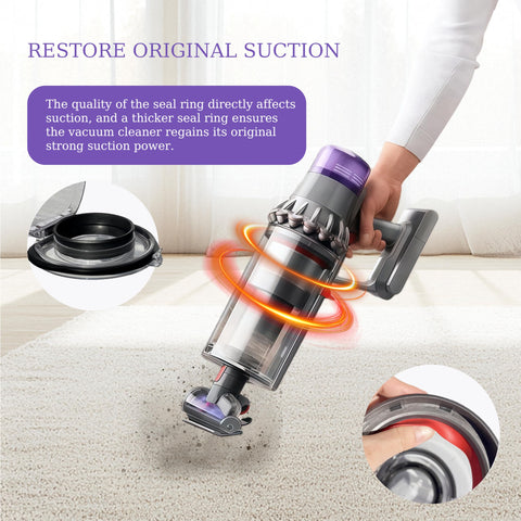 CandgFun leakproof bin seal prevents dust leakage during cleaning.