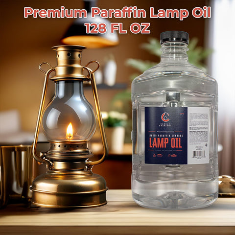 Candle Charisma odorless smokeless lamp oil for a clean burn.