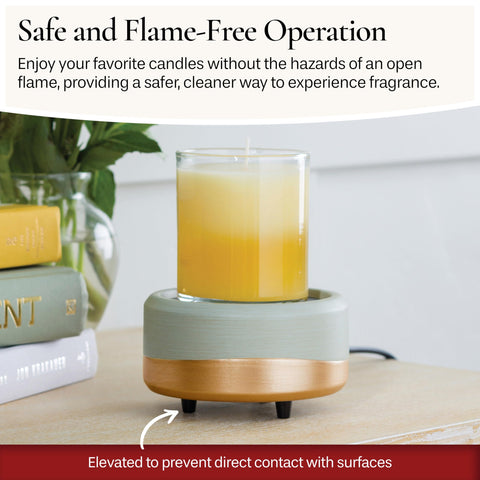 Candle Warmers Etc 36-inch cord with on-off switch for easy control