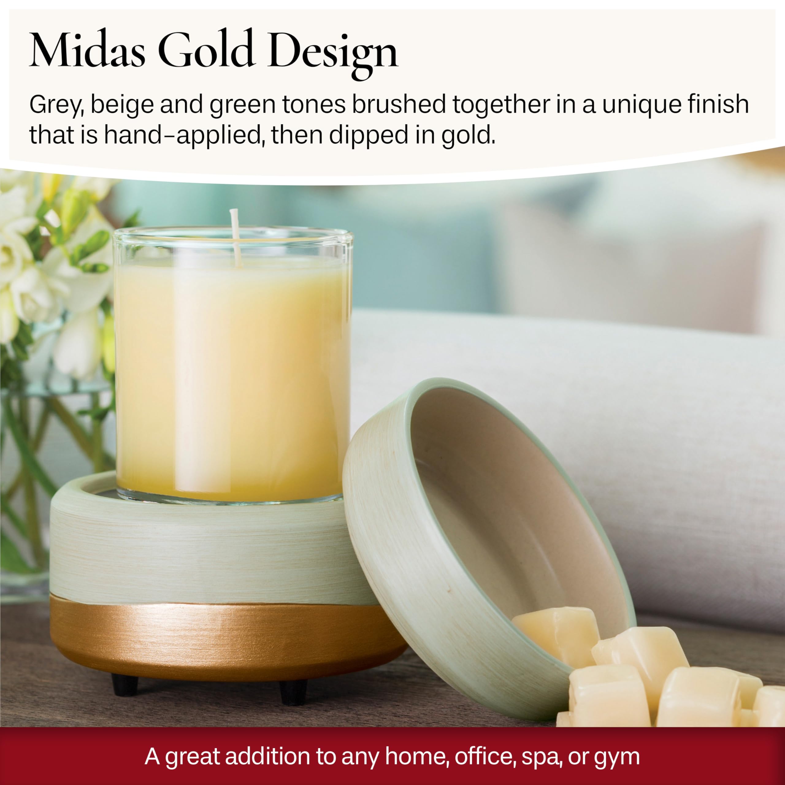 Candle Warmers Etc elegant décor-friendly warmer for fragrance use