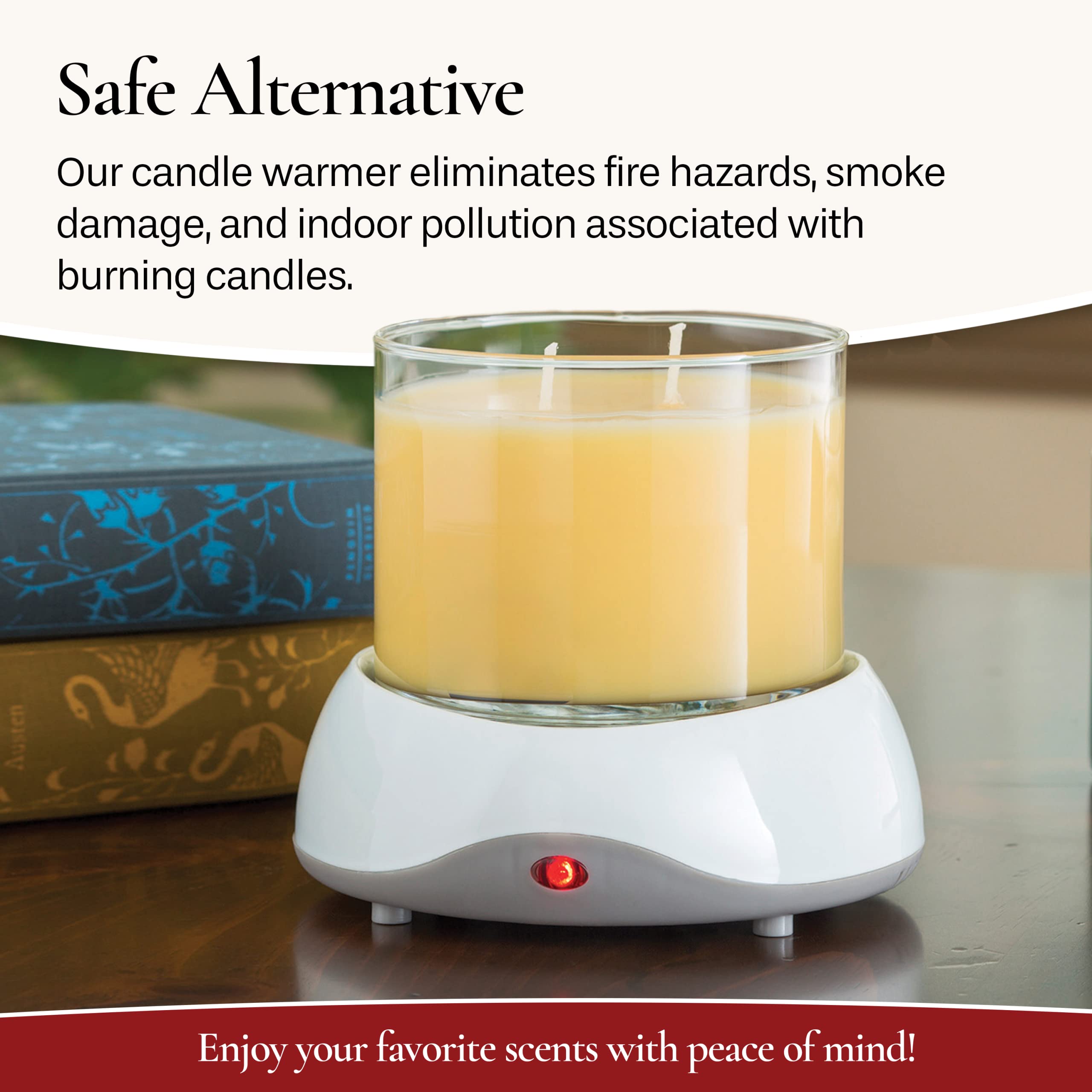 Candle Warmers Etc hot plate 3-93-inch for even melting.