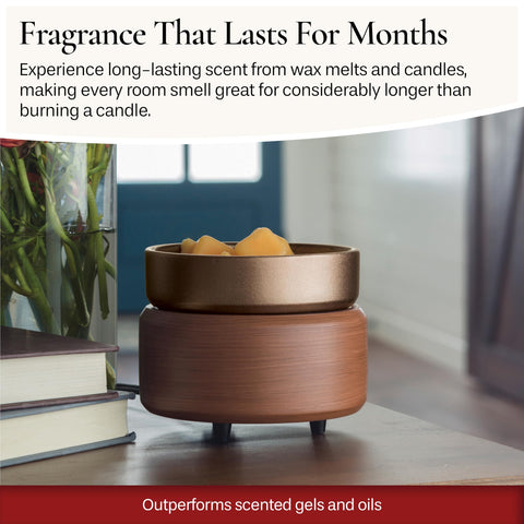 Candle Warmers ETC removable dish makes cleaning quick and easy