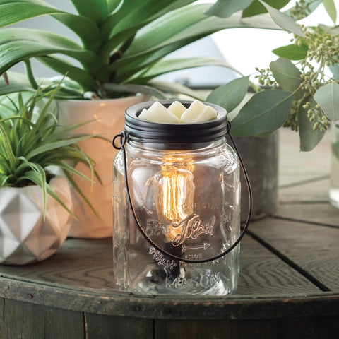 Candle Warmers Etc removable wax dish for easy melt changes.