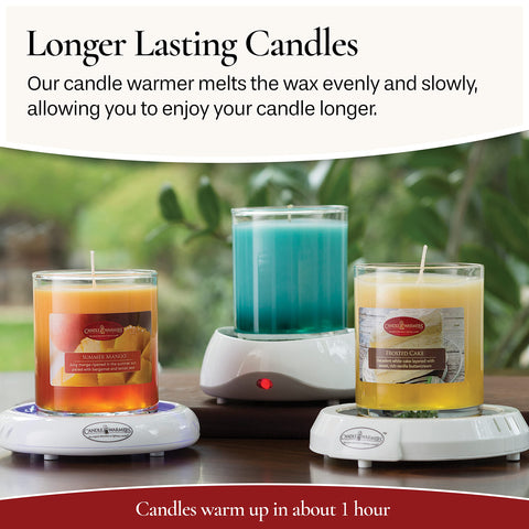 Candle Warmers Etc safe design reduces overheating and protects surfaces.