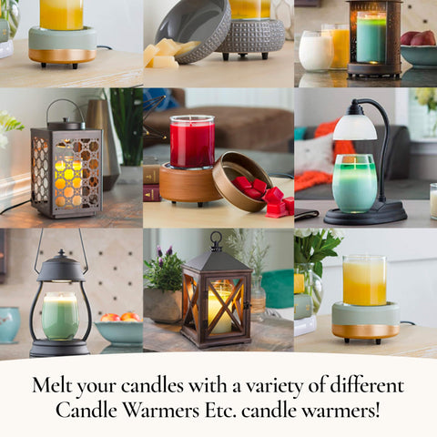 Candle Warmers ETC wood rope decor combines style with function.