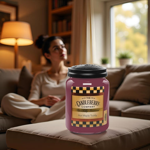 Candleberry hand-poured in USA signals craftsmanship and quality.