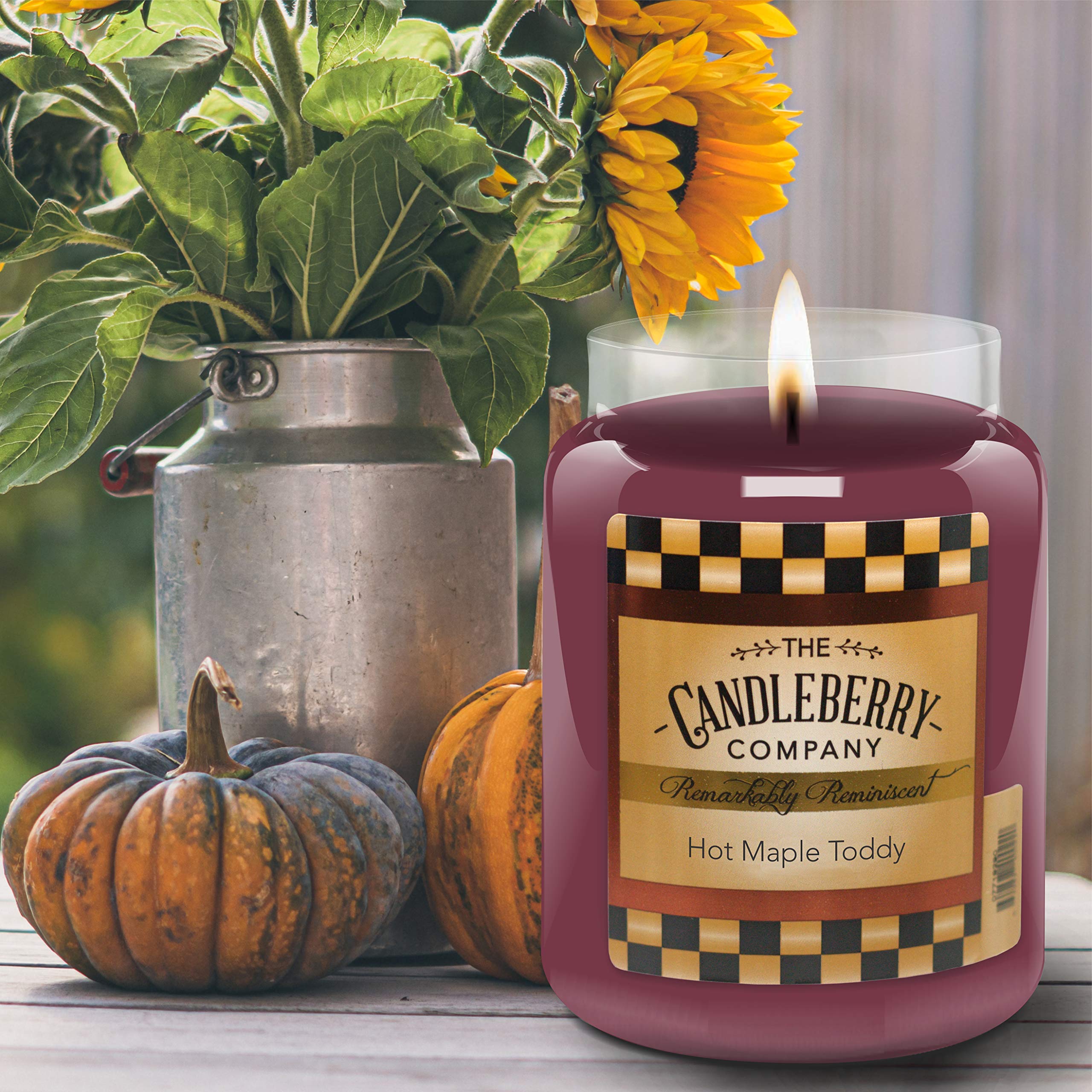 Candleberry highly scented fragrance fills space with rich aroma.