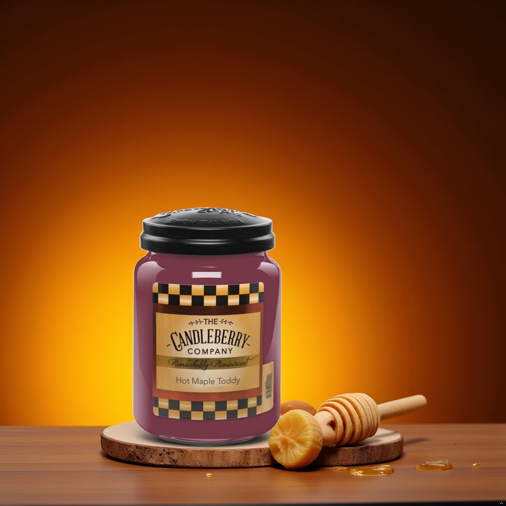 Candleberry warm glow in room creates a cozy, inviting atmosphere.