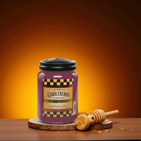 Candleberry warm glow in room creates a cozy, inviting atmosphere.