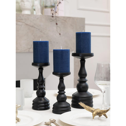 CANDWAX dripless 4in pillar candle—unscented and clean for tables.