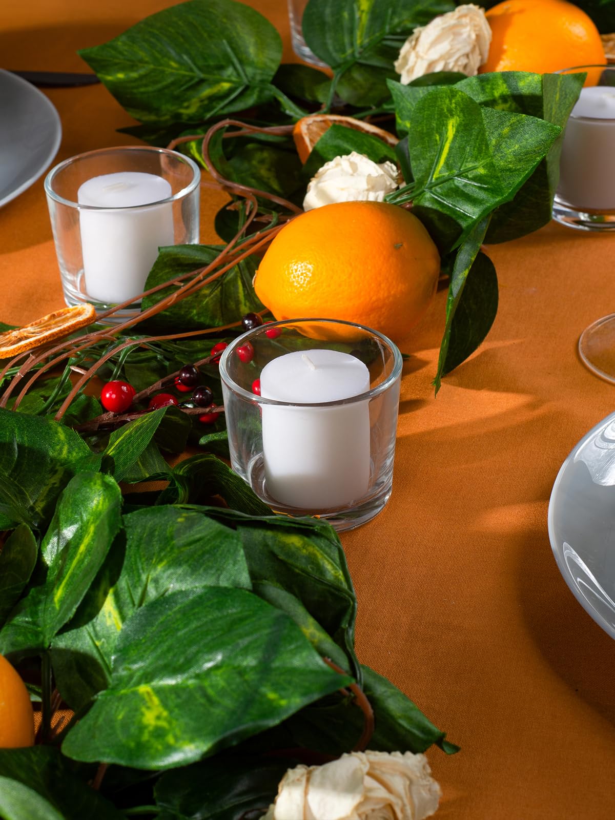 Candwax spa decor votives ideal for creating calm, fragrance-free spaces.