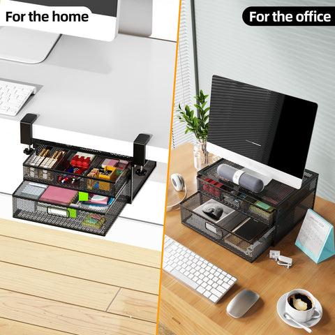 Cankm mesh desk accessory enhances airflow and easy cleaning.