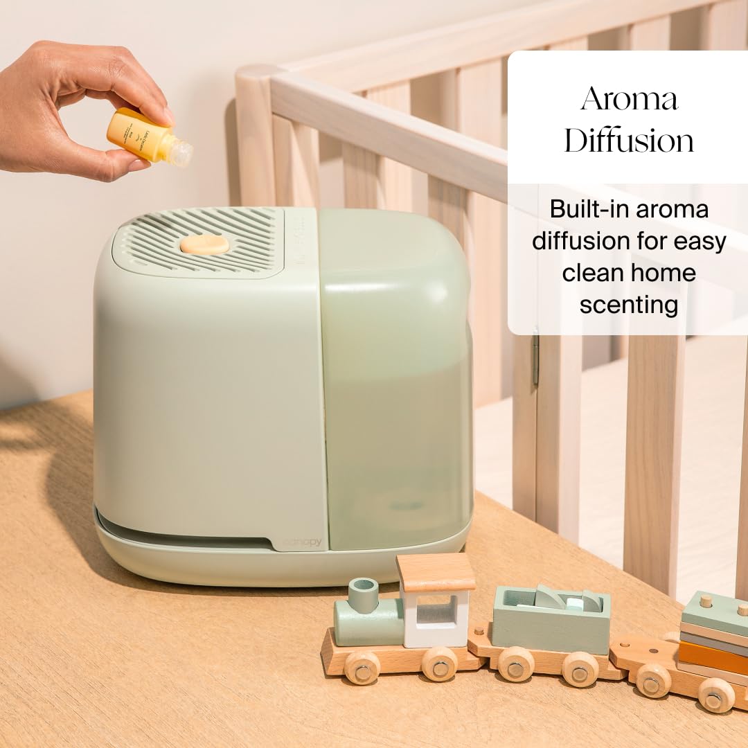 Canopy Nursery Humidifier 2.0 filter-kit shows easy maintenance and care.