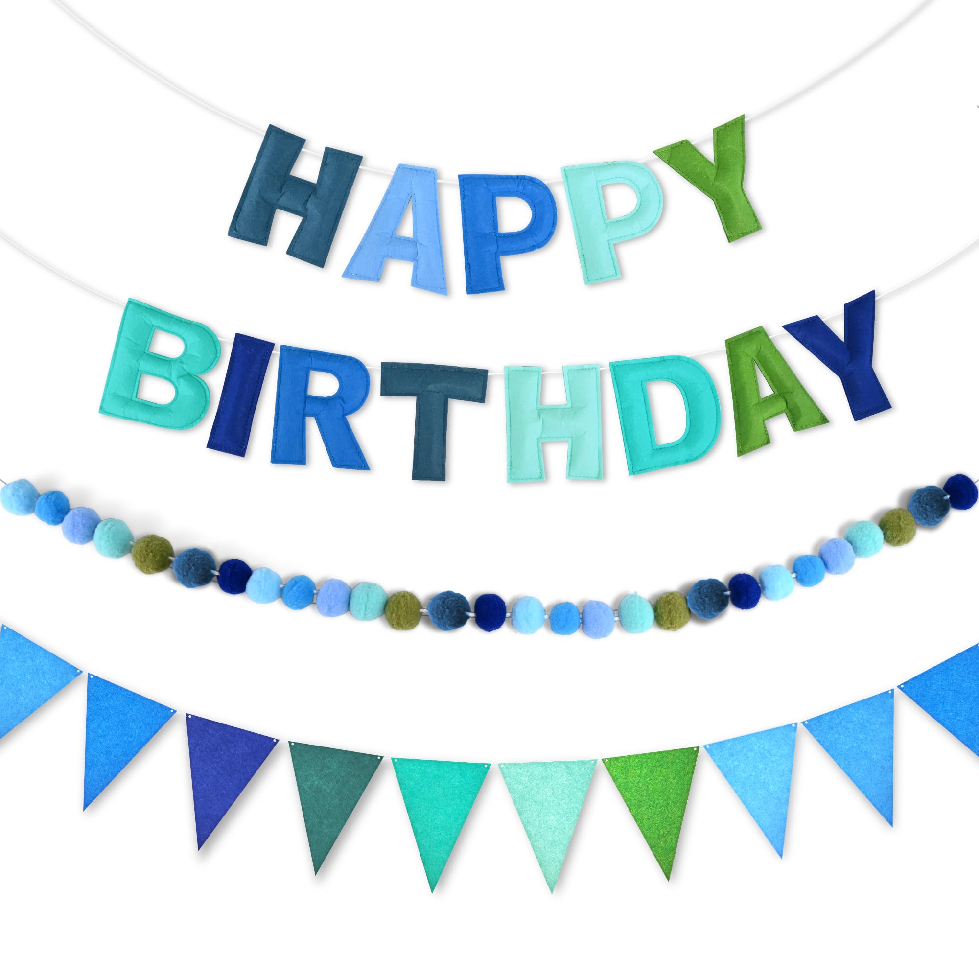 CANREVEL 3D rainbow birthday banner adds festive flair.