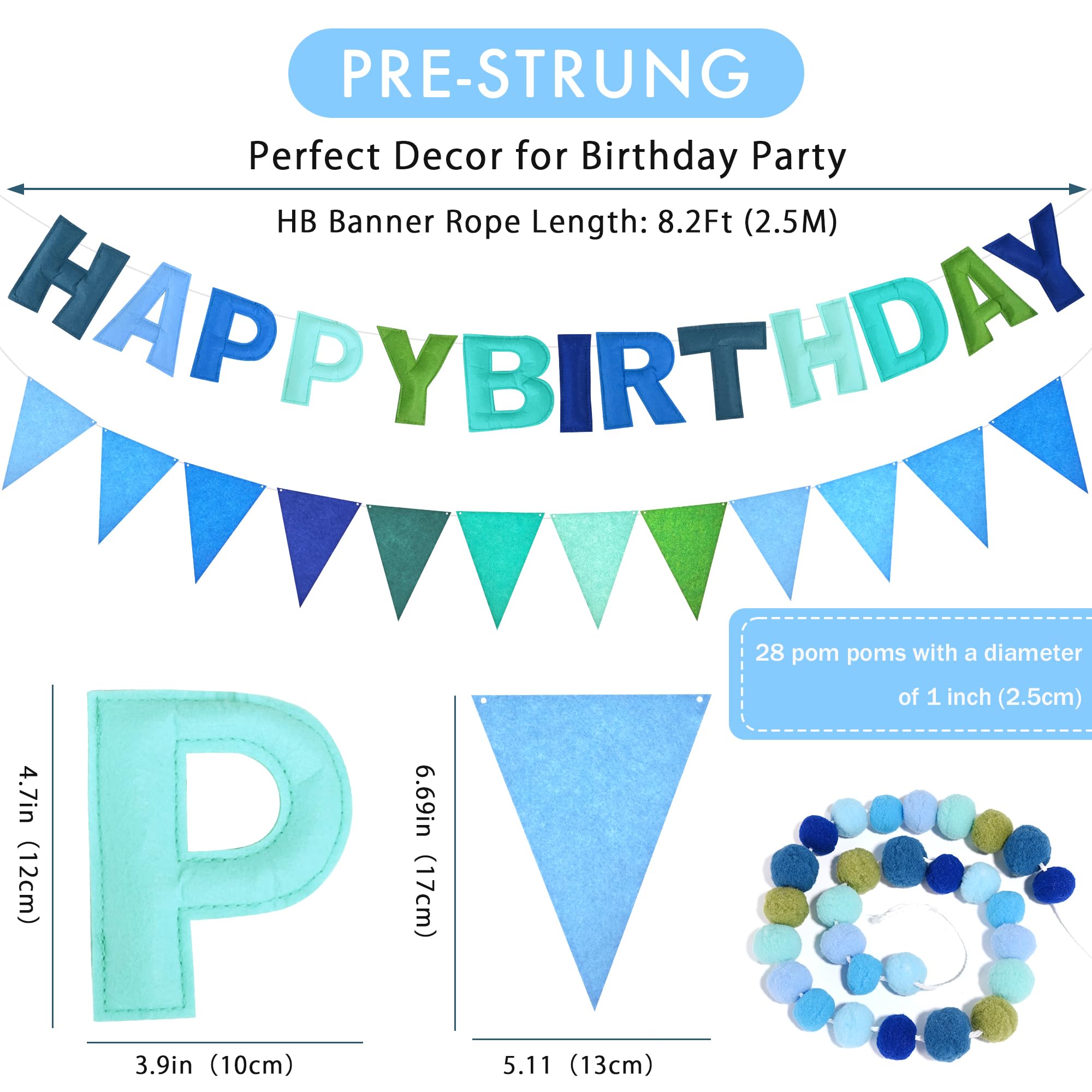 CANREVEL rainbow felt sign 3D enhances party decor with vivid color.