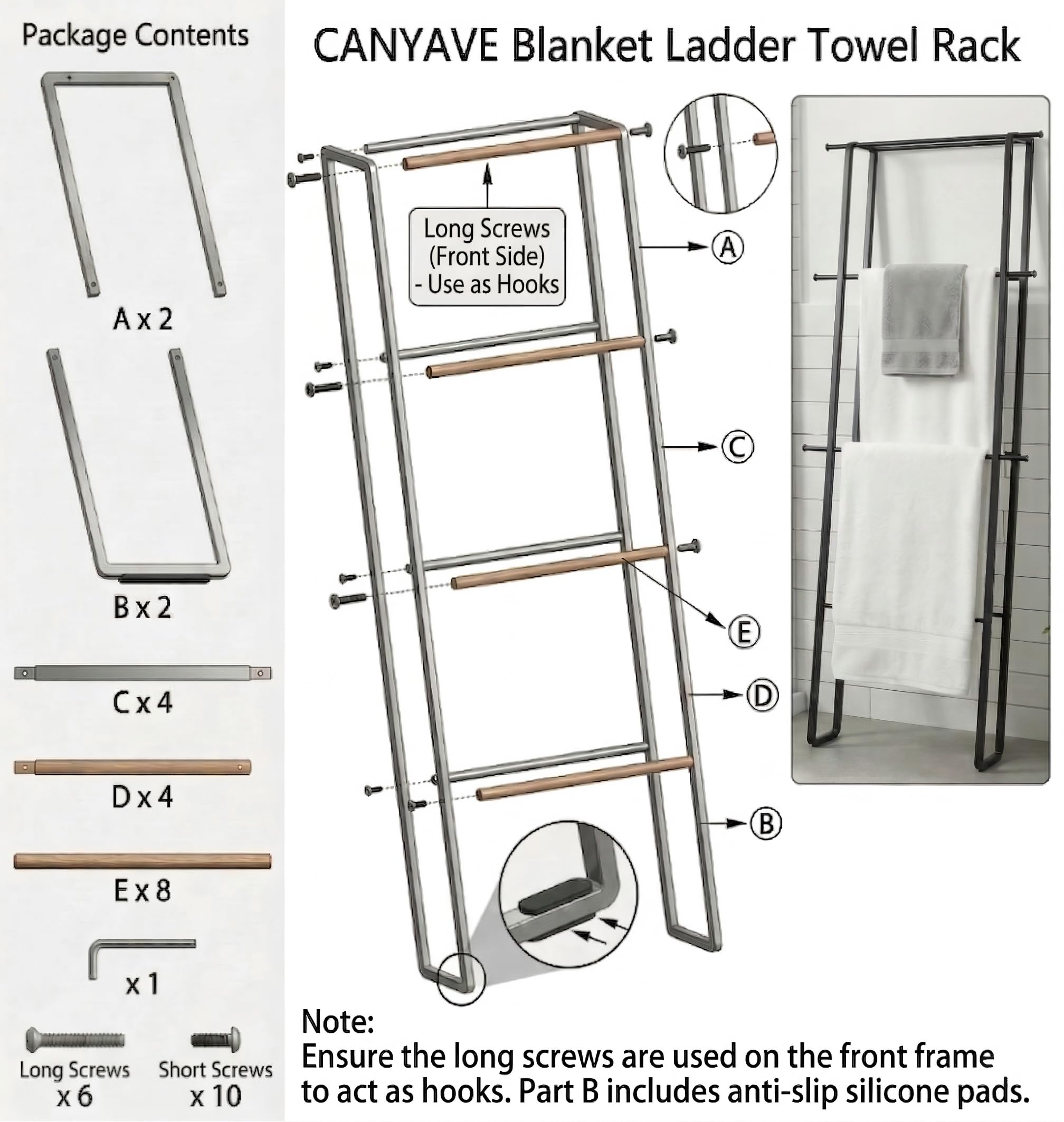 CANYAVE space-saving design fits small apartments and tight laundry areas.