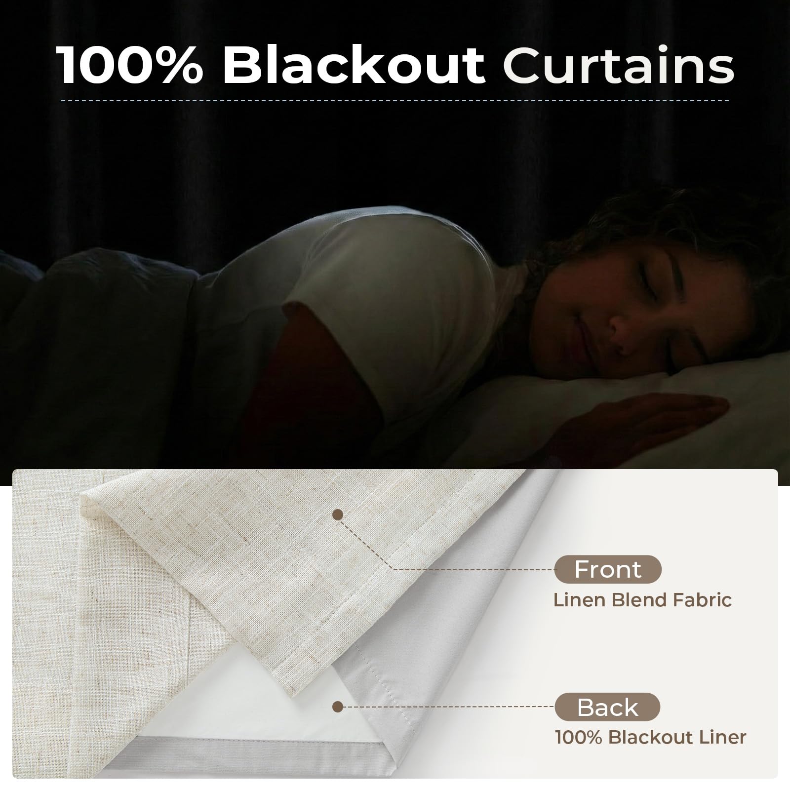 CAPALOCA 96-inch curtains puddle on floor for elegant drape