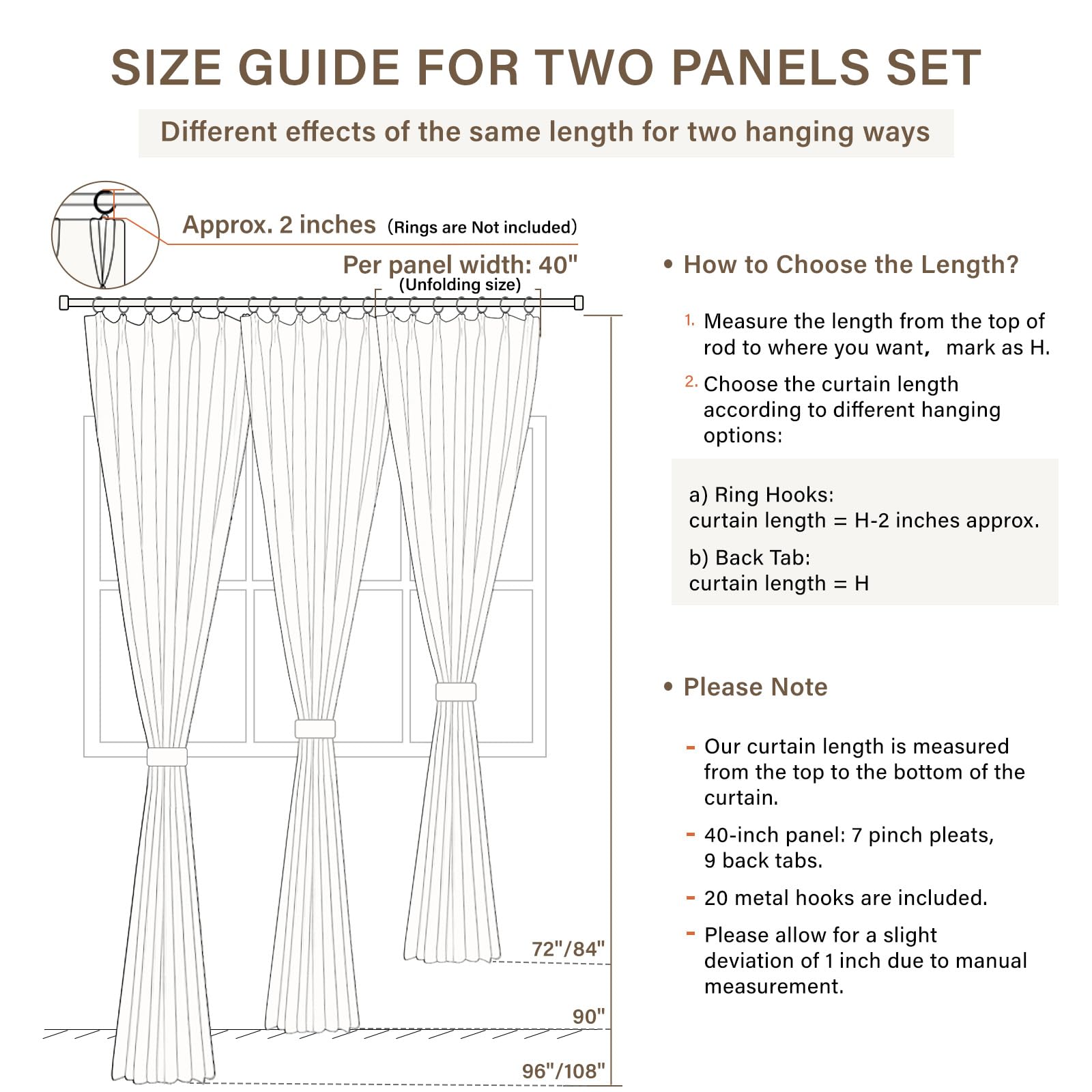 CAPALOCA curtains offer four hanging methods for flexible installation