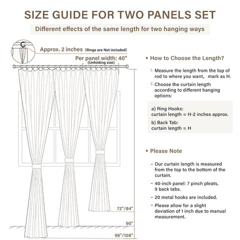 CAPALOCA curtains offer four hanging methods for flexible installation