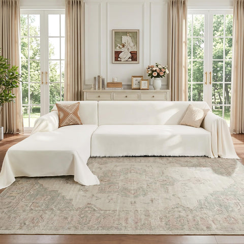 CAPALOCA versatile cover doubles as a blanket for chairs or beds.