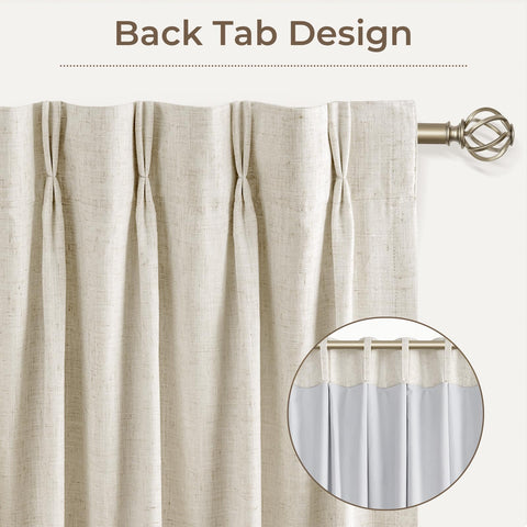 CAPALOCA linen-blend fabric close-up shows rich texture and warmth