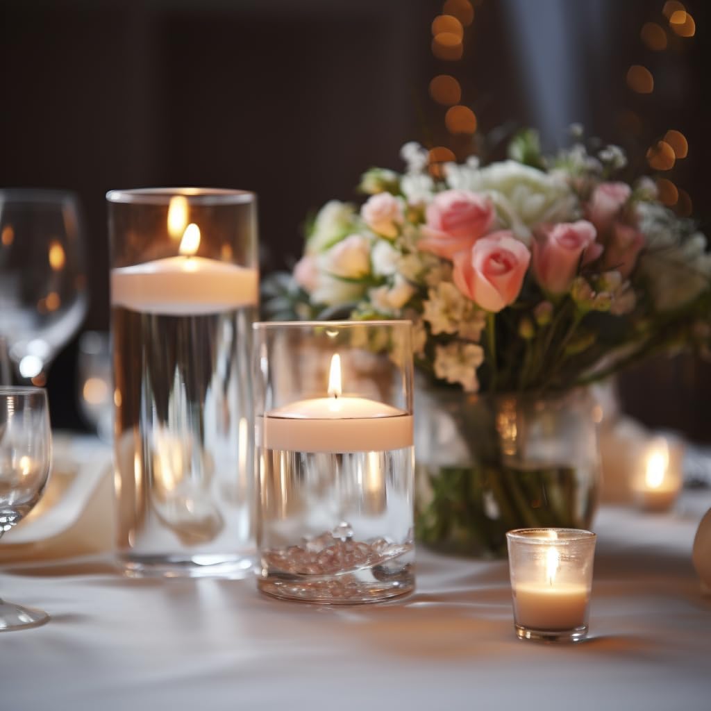 Capaniel cotton wick floating candle delivers steady, clean burn with minimal smoke for safe use.