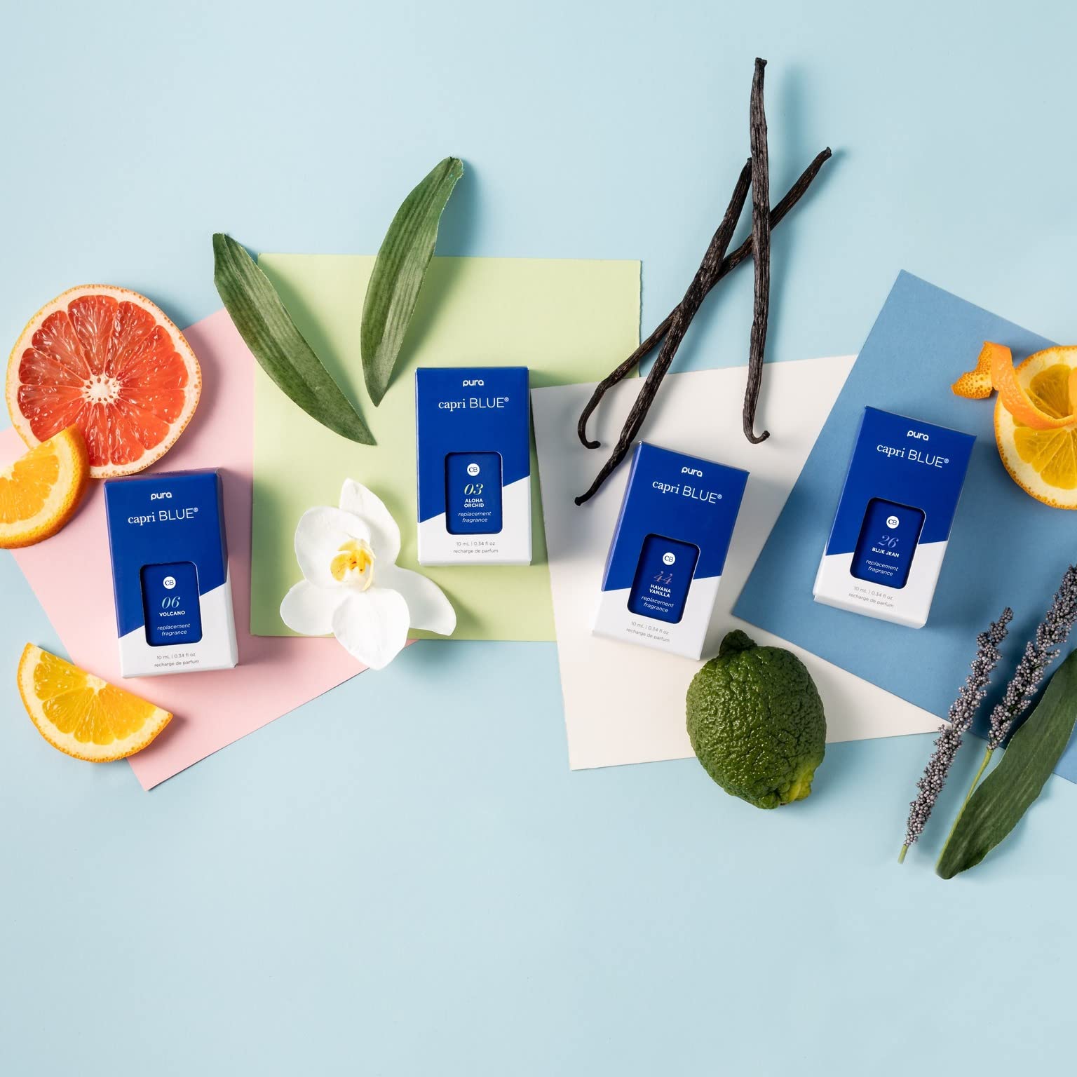Capri Blue Pura refill in living room setup for continuous fragrance