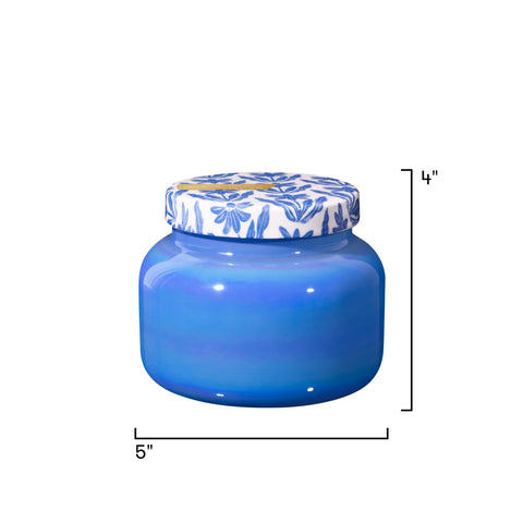 Capri Blue Riviera Sunset candle is gift-ready for celebrations.
