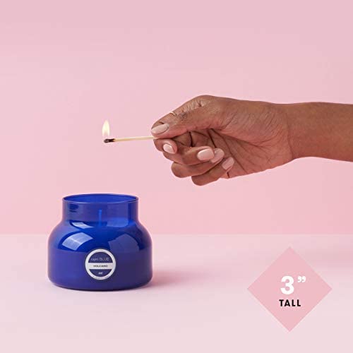 Capri Blue Volcano burning wick demonstrates proper care for longer burn.