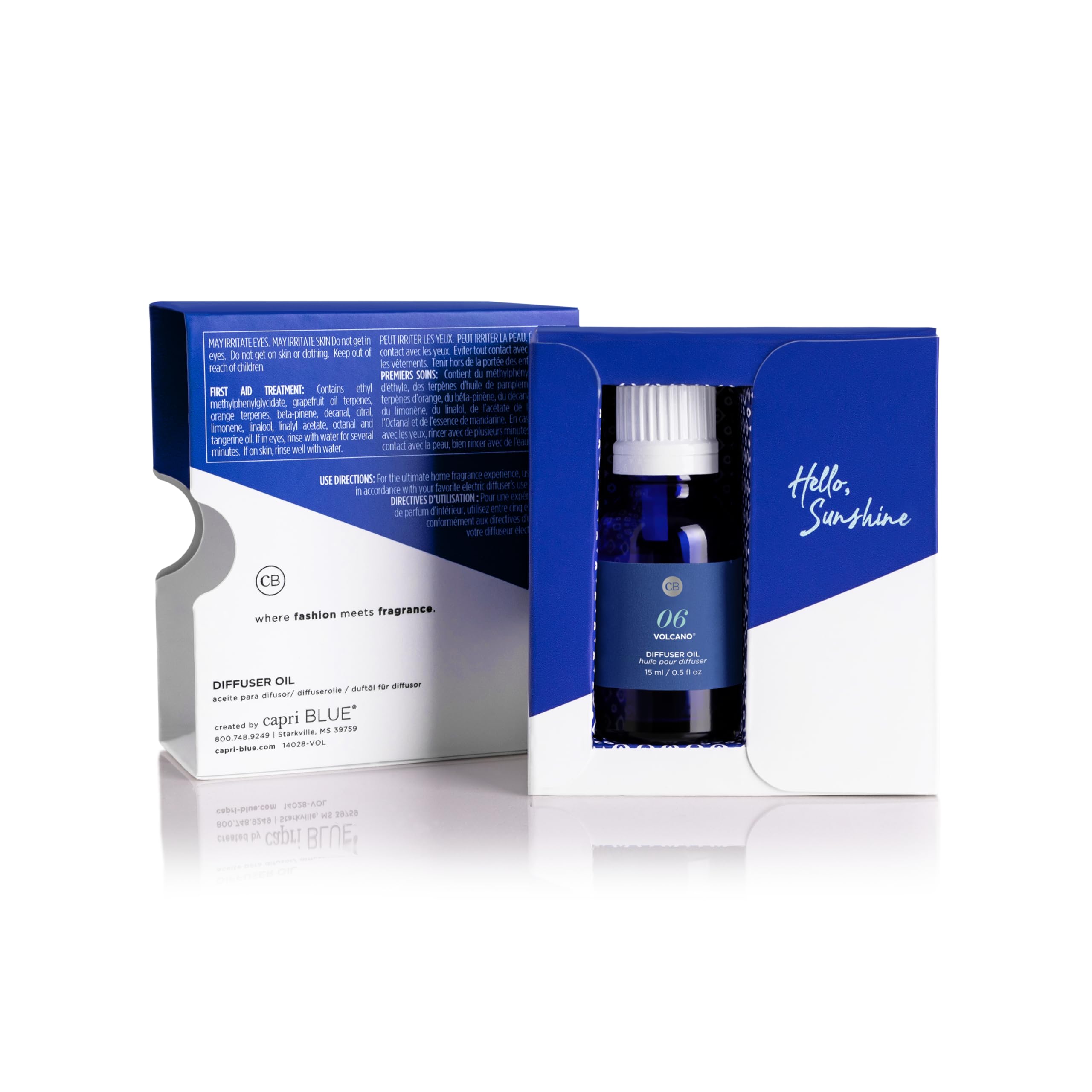 Capri Blue Volcano refill used in a living room setting