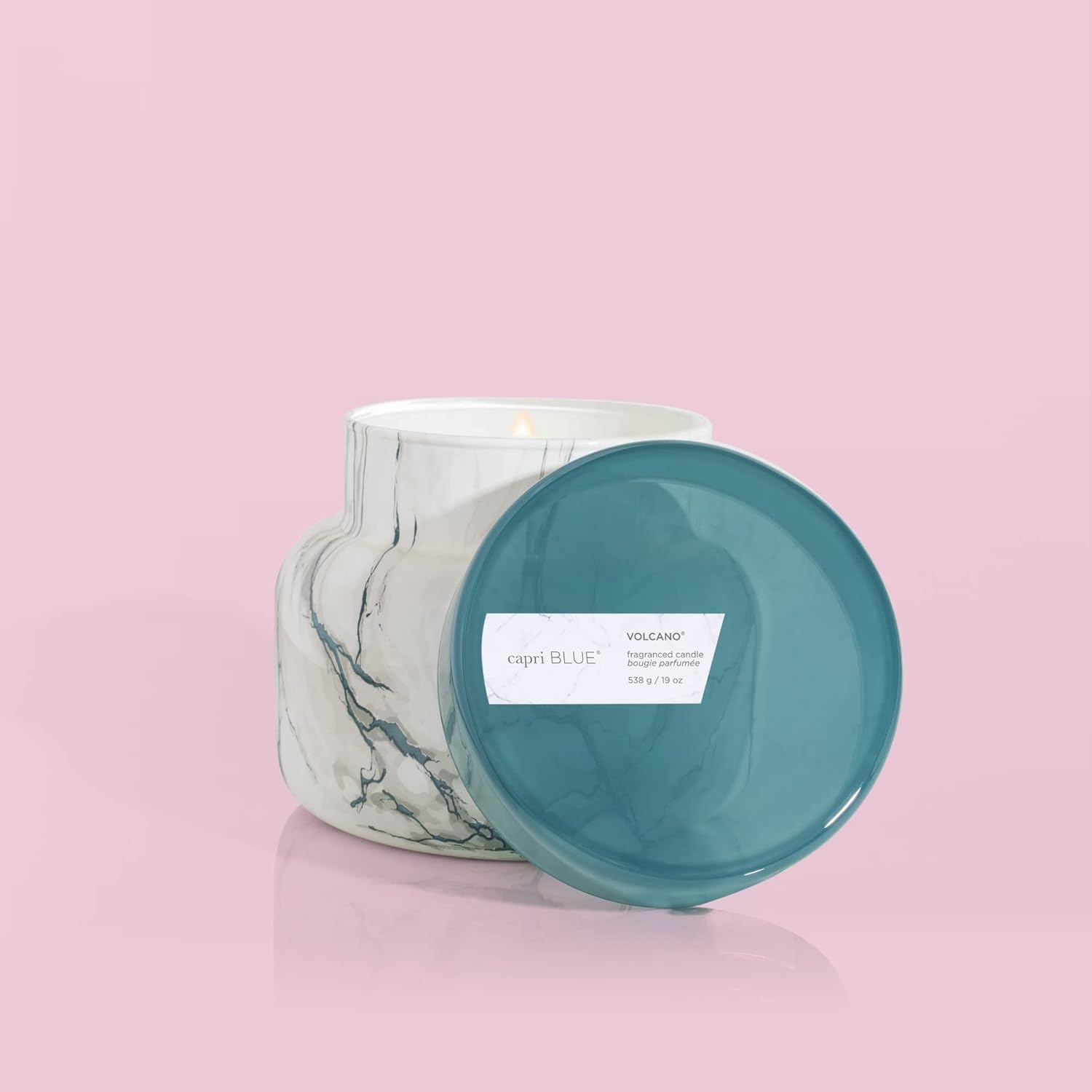 Capri Blue Volcano fragrance jar delivers tropical notes for warm, inviting spaces