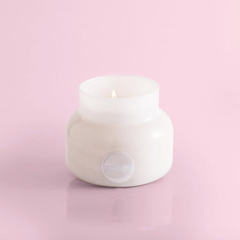 Capri Blue Volcano candle creates tropical room ambiance.