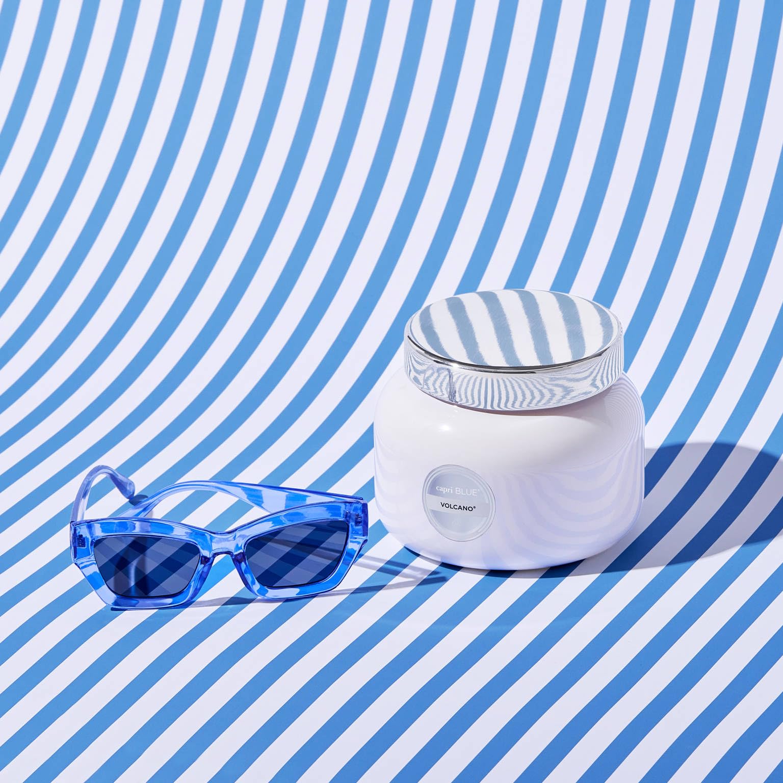 Capri Blue Volcano sugared citrus scent detail, adding a refreshing scent to the space.