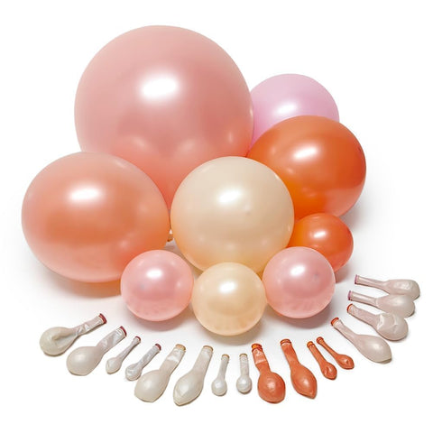 Captank dusty pink balloons 18in-12in create soft, elegant hues