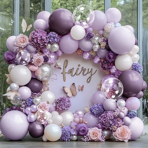 Captank light purple double-stuffed balloons for rich lavender tones