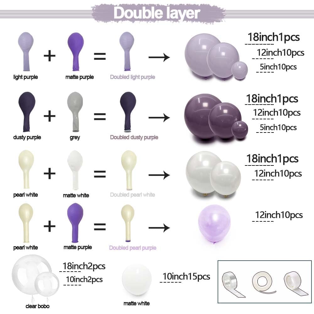 Captank pearl purple balloons add luxe touch to celebrations