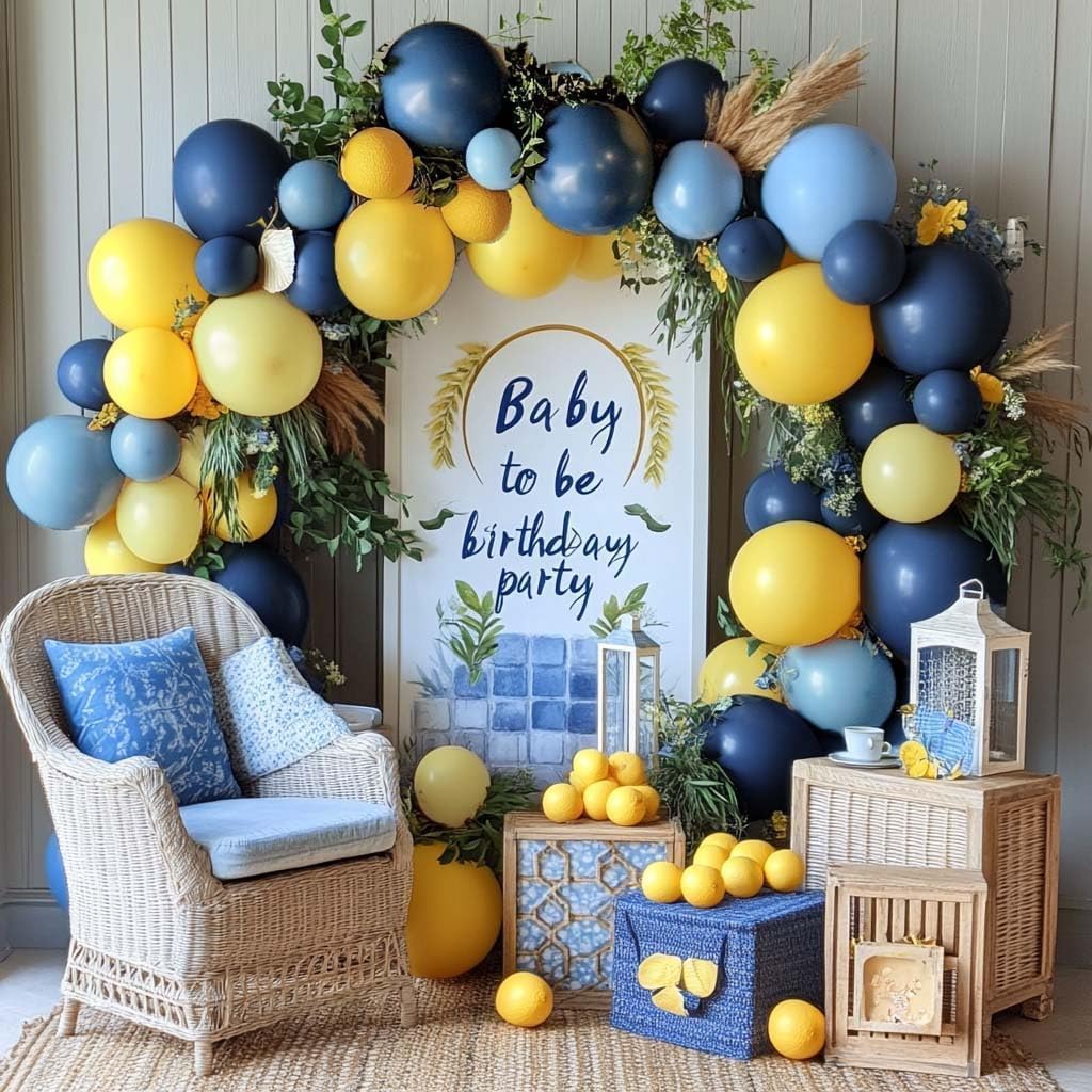 Captank summer party decor enhances outdoor celebrations with bold color.