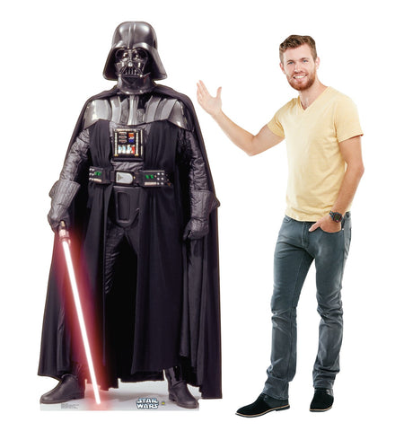 Cardboard People Darth Vader cutout for promo décor and displays